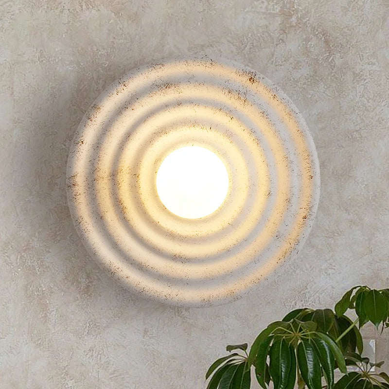 Runde LED Wandleuchte, Wandlampe Kreis modern