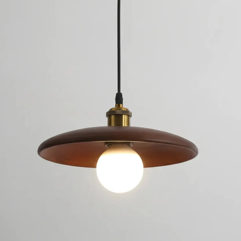 Hängelampe Holz Skandinavisch, Moderne Pendelleuchte Minimalistisch LED