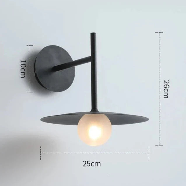 LED Wandleuchte verstellbar, Leselampe Wand schwarz grau weiß