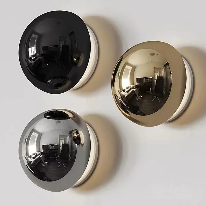 LED Wandleuchte indirekt Chrom, Wandlampe modern
