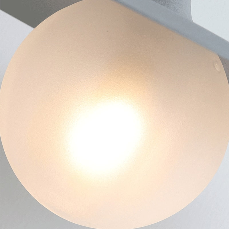 LED Wandleuchte verstellbar, Leselampe Wand schwarz grau weiß