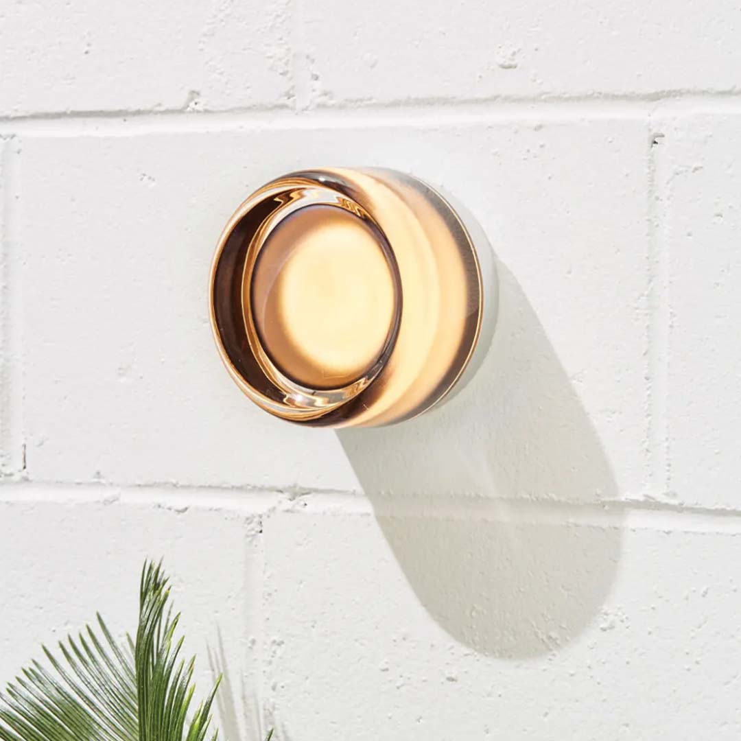 LED Wandleuchte rund, Moderne Wandlampe warmweiß