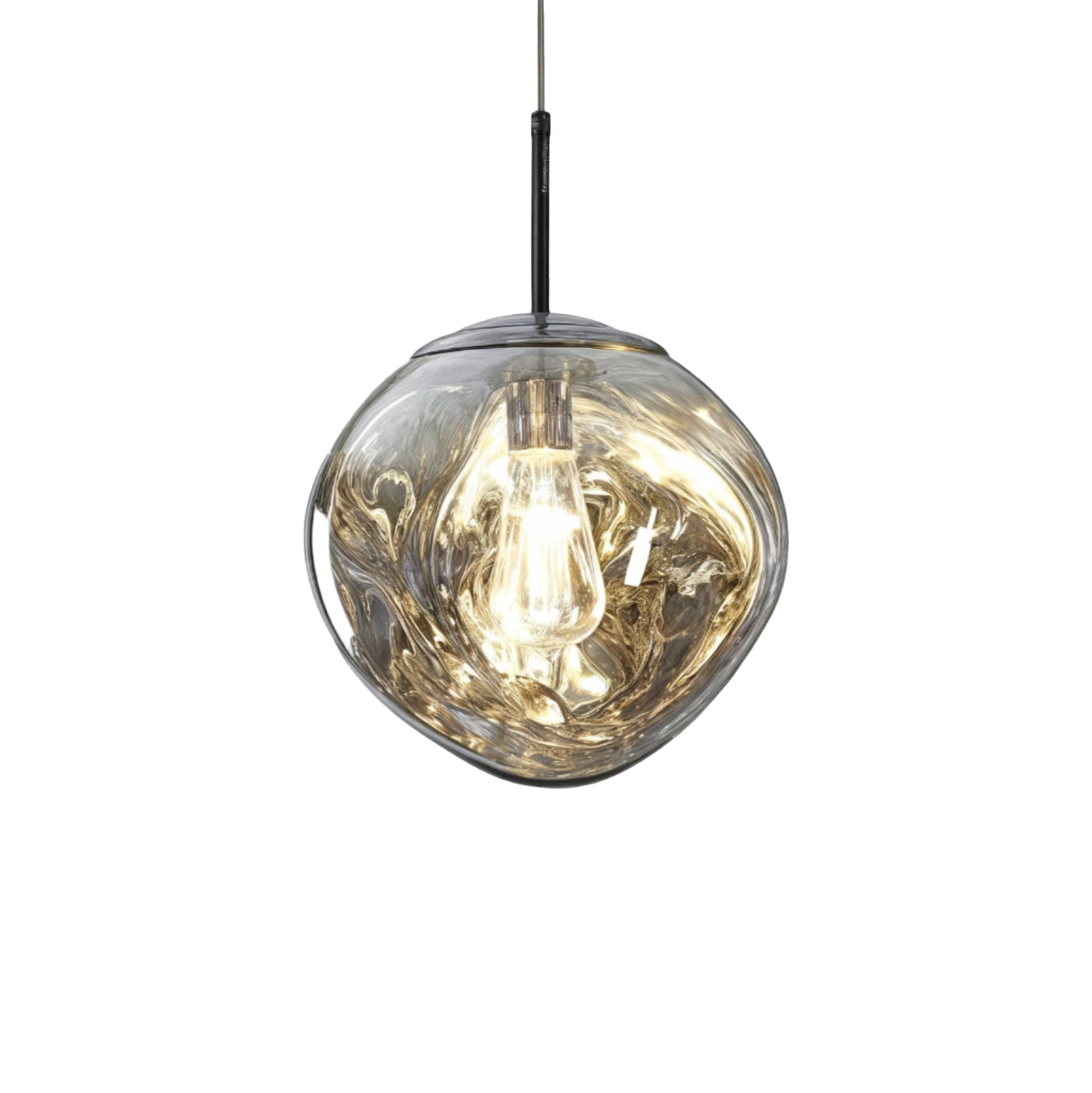 LED Pendelleuchte Acryl rund, Moderne Hängelampe farbig