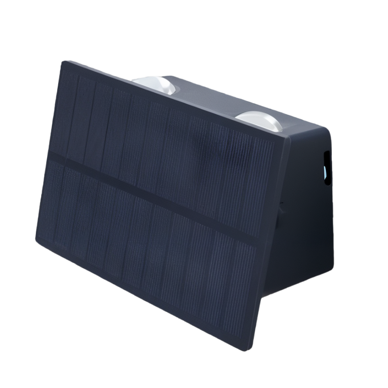 Solar Außenwandlampe LED, Kabellos, Ohne Strom, Wetterfest
