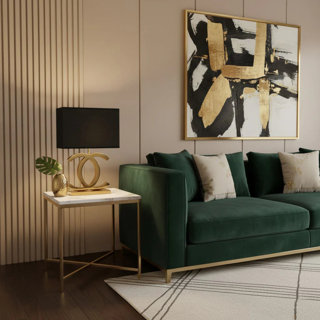 Edelstahl Tischlampe, Modernes Design LED Dimmbar
