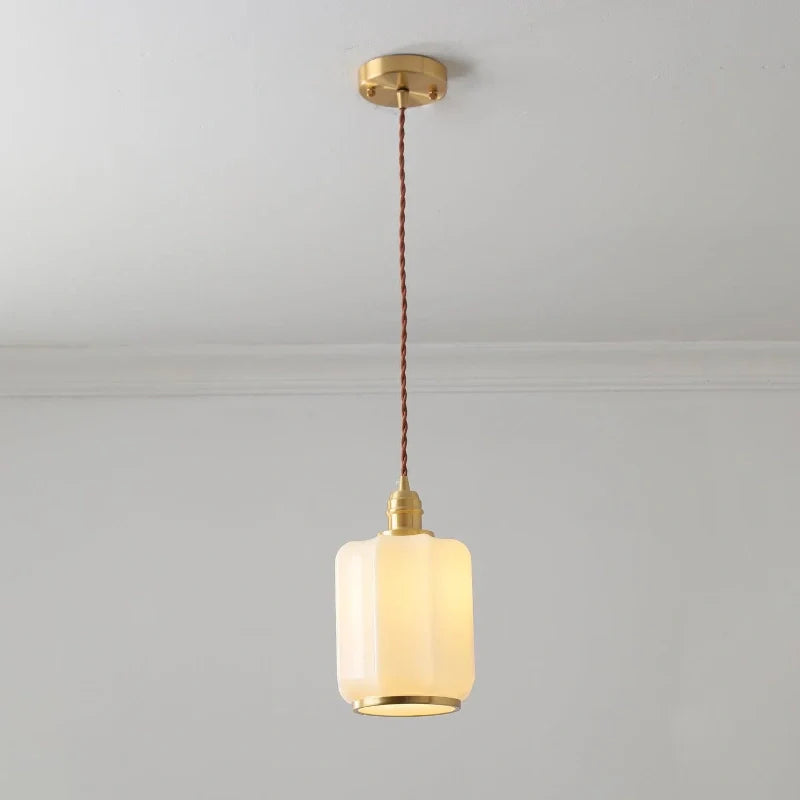 Pendelleuchte Glas Messing, Modernes Design Dimmbar E27