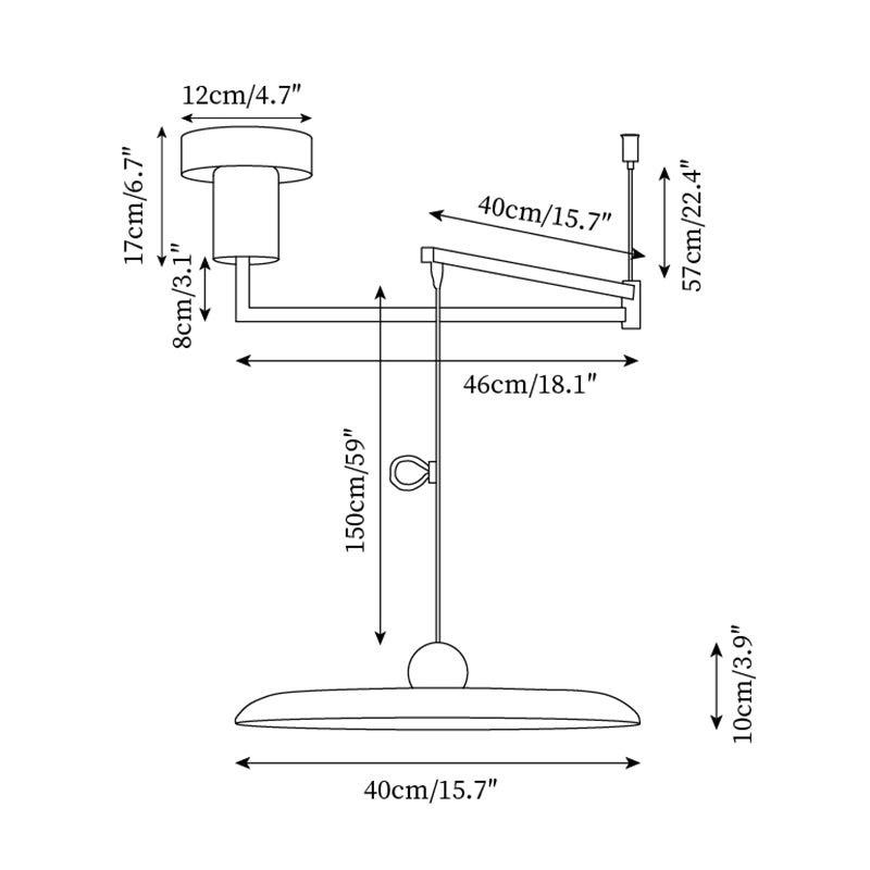 Pendelleuchte Modern, Zeitloses Design Dimmbar E27