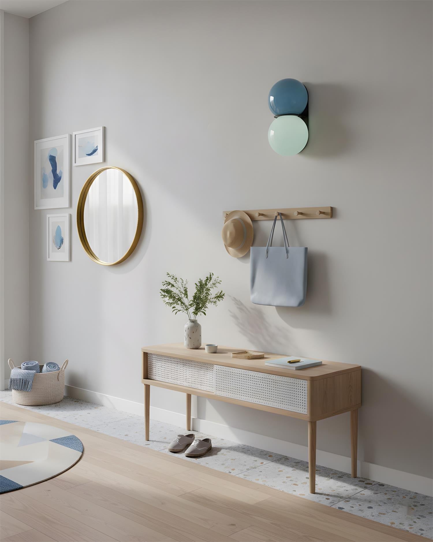 LED Wandleuchte Modern, Wellen Design Warmweiß Dimmbar