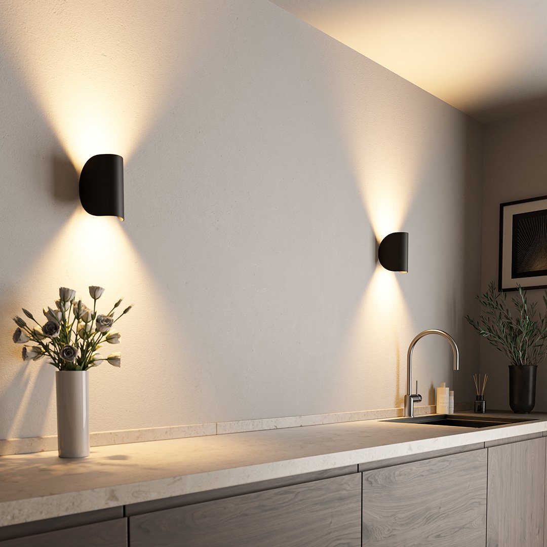 LED Wandleuchte Up Down verstellbar, Moderne Wandlampe