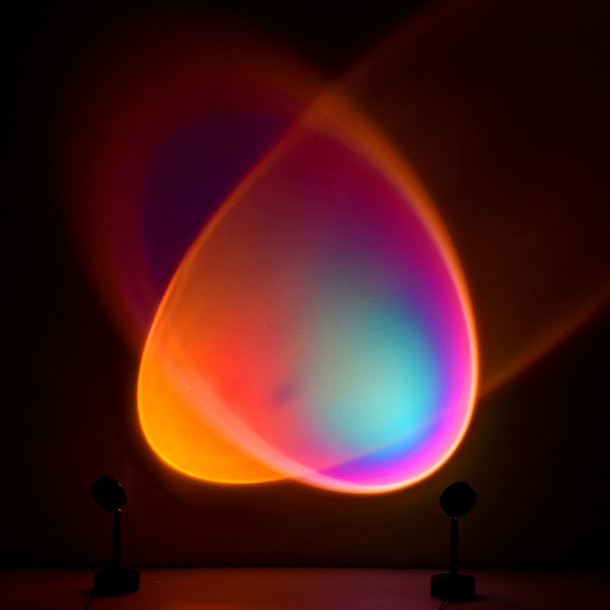 Sunset Lampe LED, 180° Projektor, Dimmbar, USB
