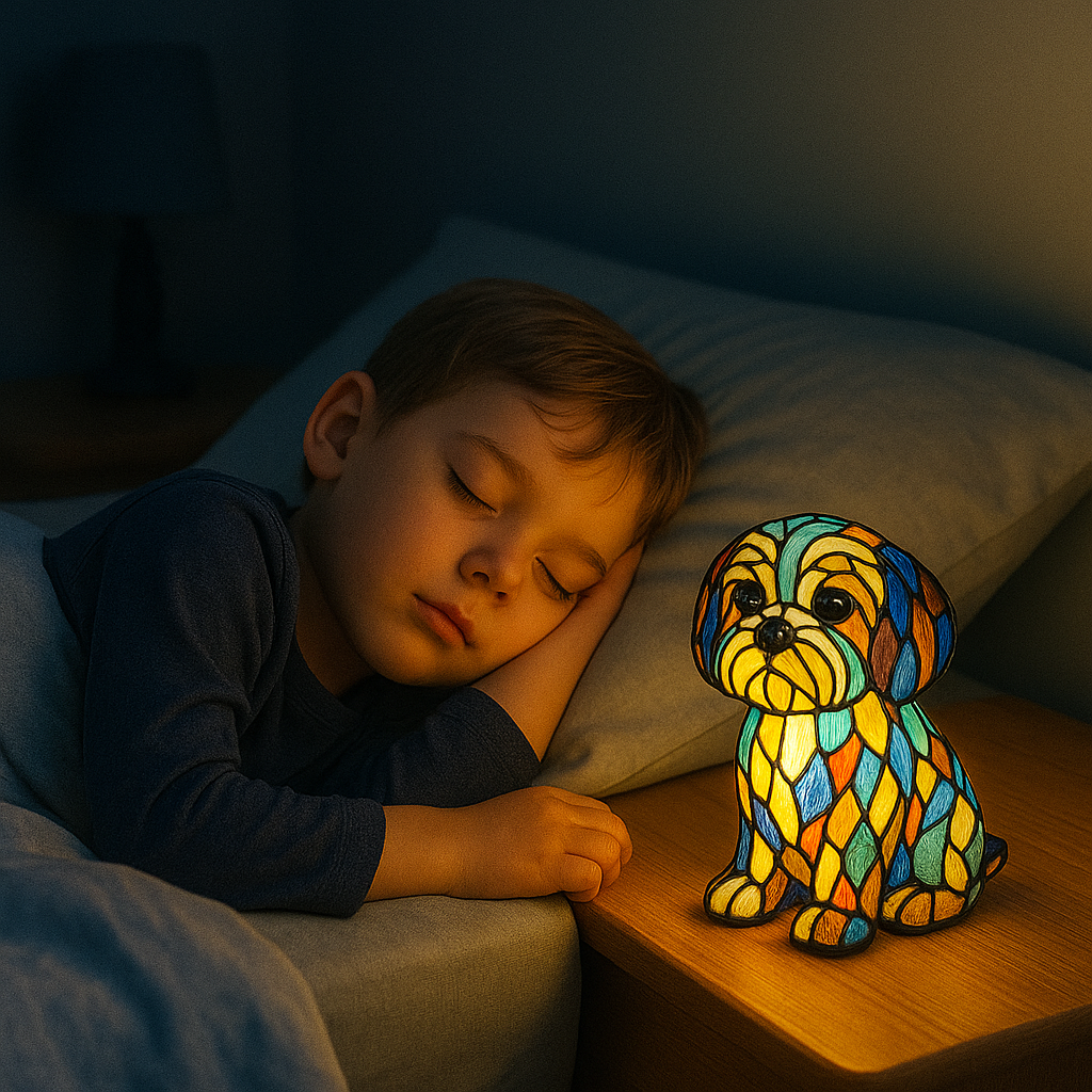Hund Lampe LED, Deko Nachtlicht Hund
