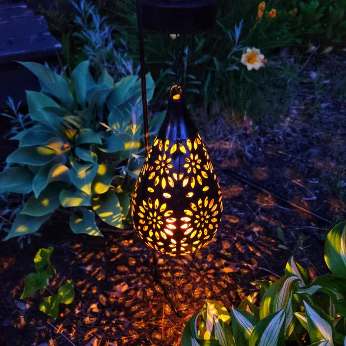 Solar Laterne hängend, LED Außenlaterne Garten