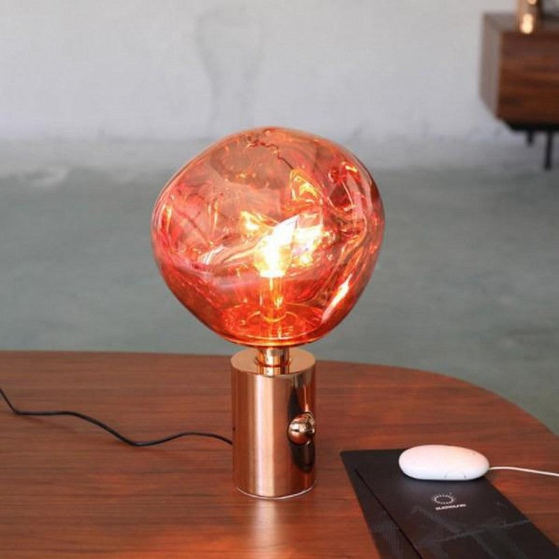 Schmelz Tischlampe E27, Design Tischleuchte modern