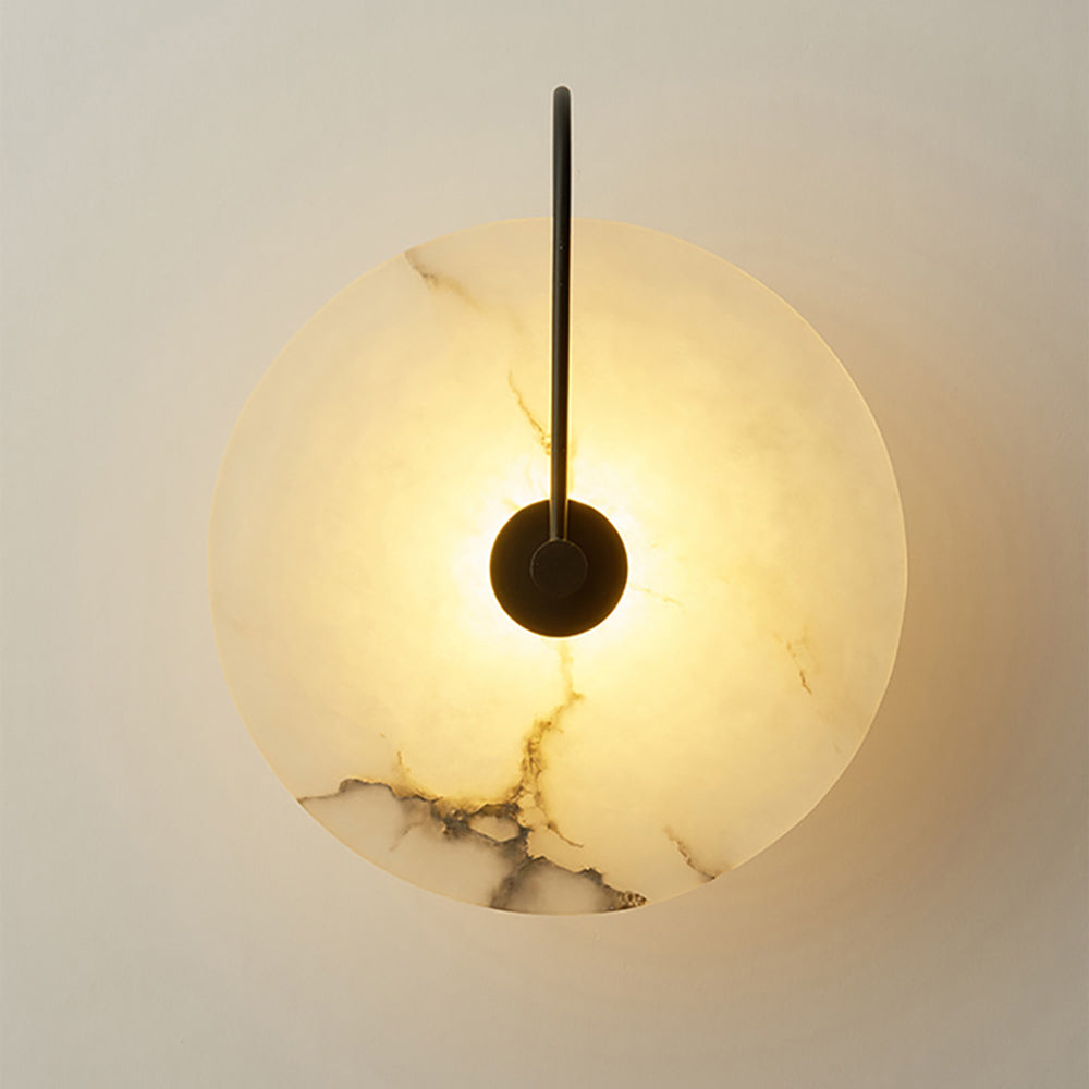 LED Wandleuchte Marmor, Modern, Wandlampe, Ø16/25 cm