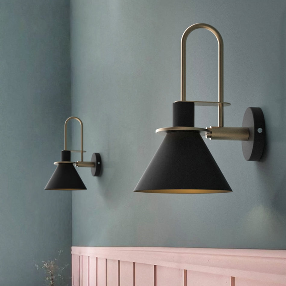 Moderne LED Wandleuchte Metall, Minimalistisches Design