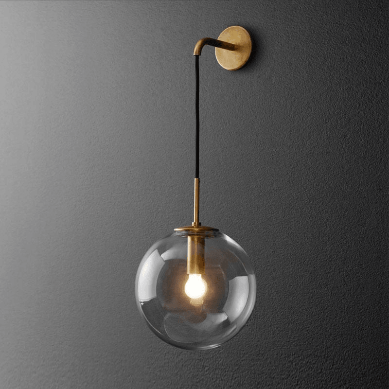 Wandlampe Glas modern, Minimalistisches Design