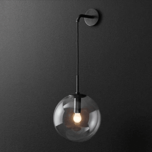 Wandlampe Glas modern, Minimalistisches Design
