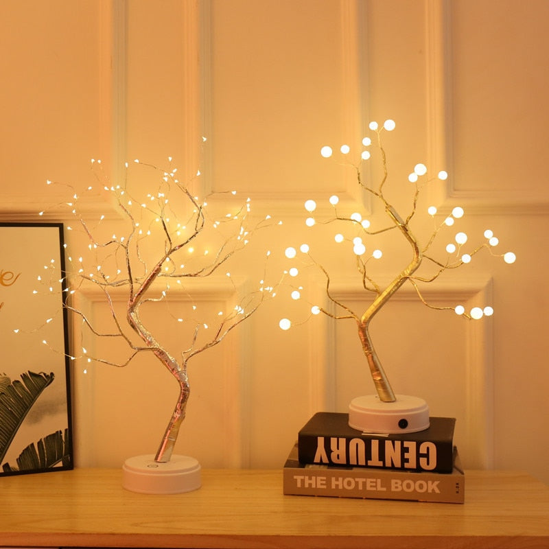 LED Lichterbaum Deko, Baum Lampe warmweiß