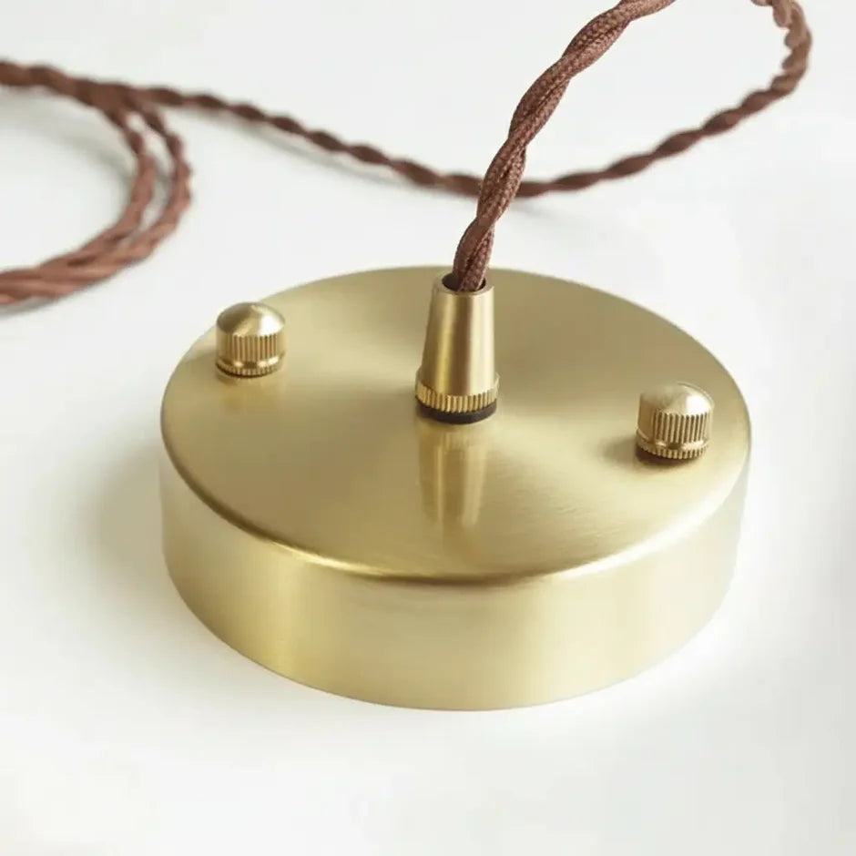Pendelleuchte Keramik handbemalt – Skandinavisches Design, E27 LED
