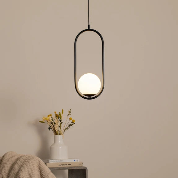 Pendelleuchte Glas Gold, Modernes skandinavisches Design, E14