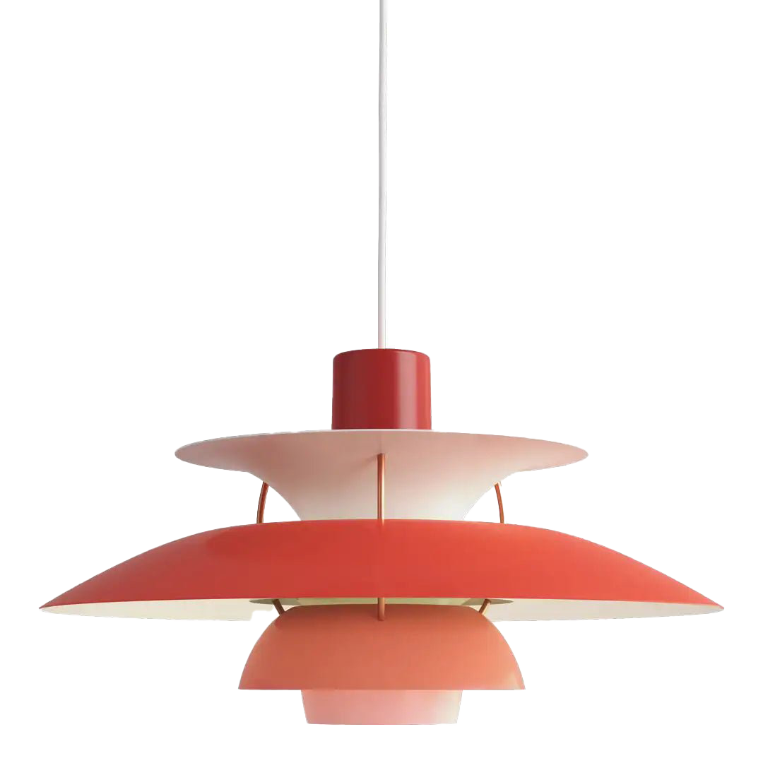 LED Pendelleuchte rund flach, Moderne Hängelampe Metall