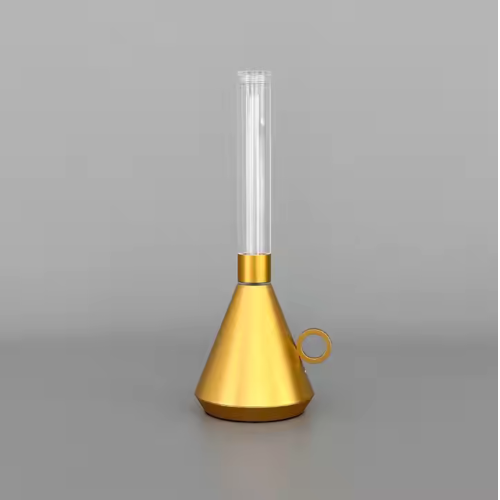Kabellose LED Tischlampe dimmbar, Retro Tischleuchte