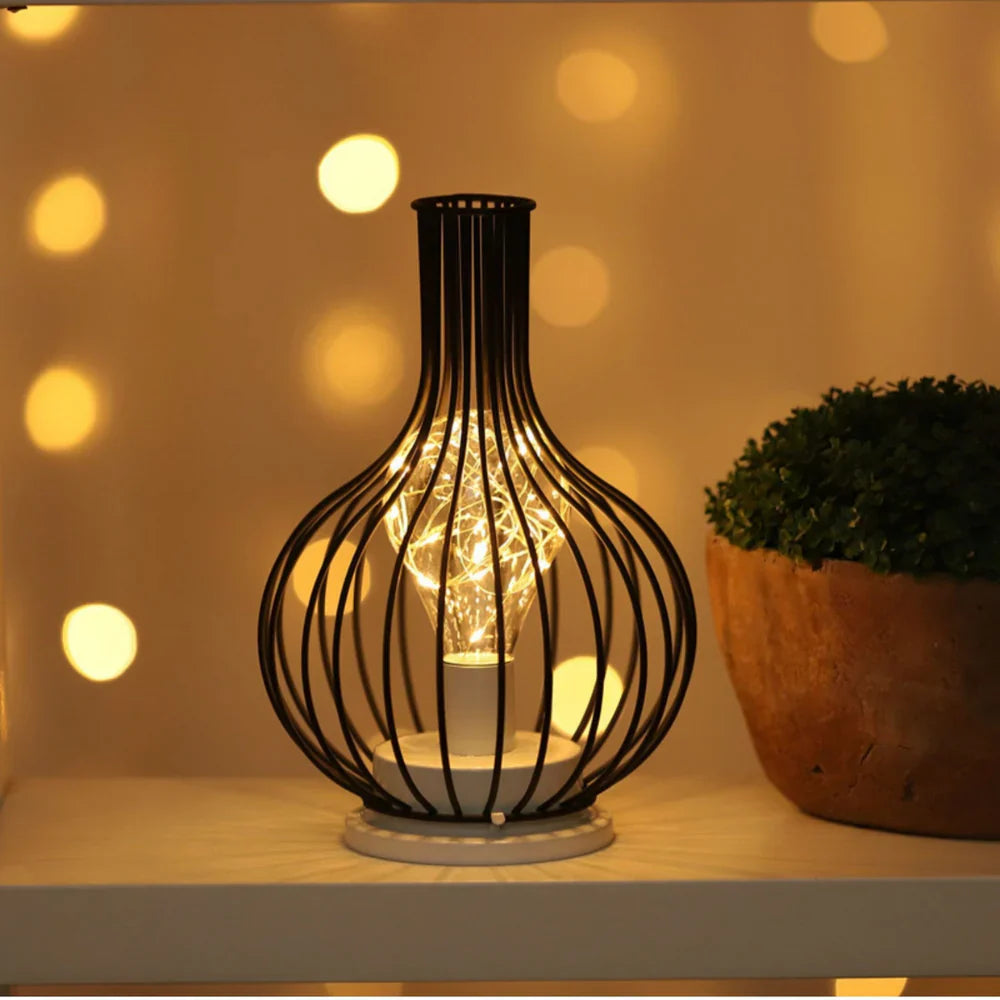 Kabellose LED Tischlampe batteriebetrieben, Dimmbar, Skandinavisches Design
