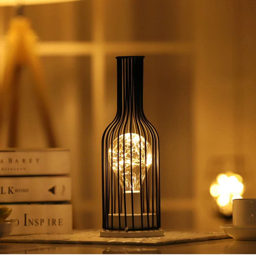 Kabellose LED Tischlampe batteriebetrieben, Dimmbar, Skandinavisches Design