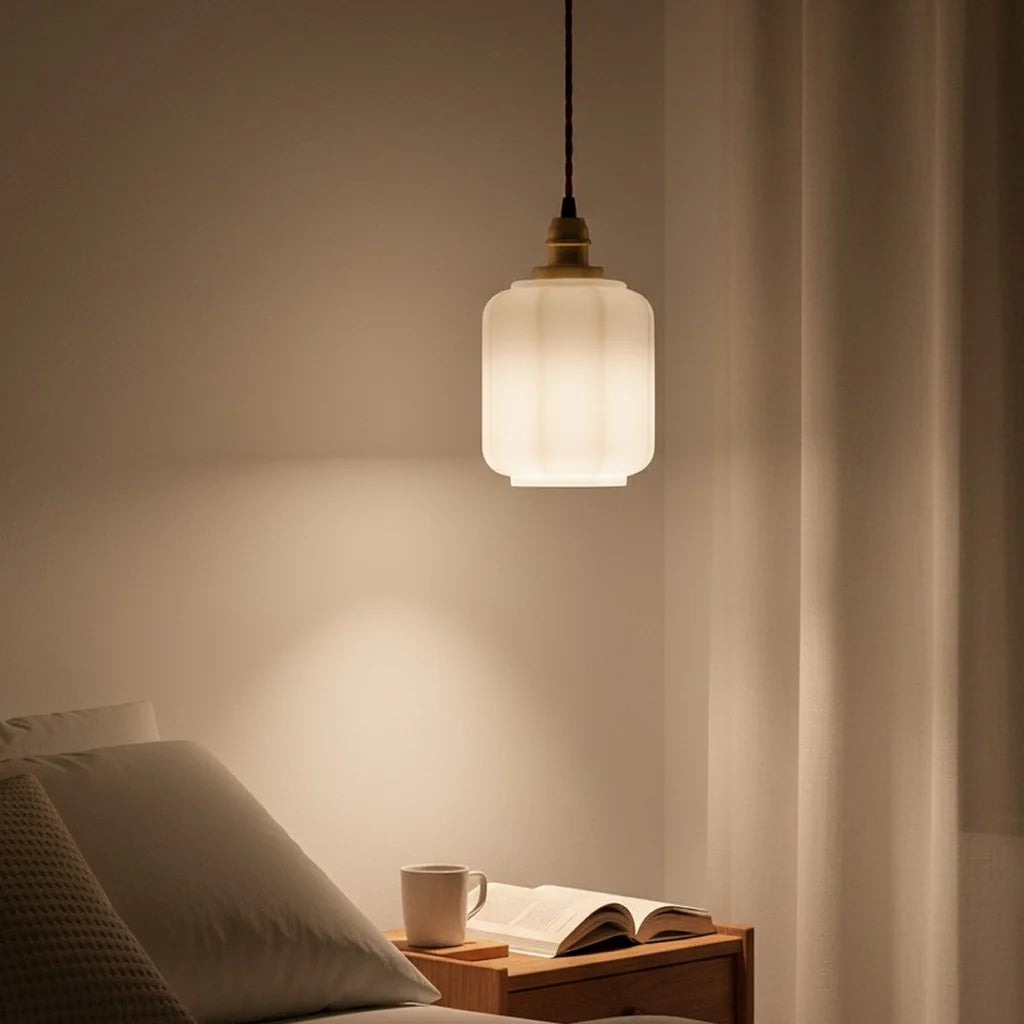 Pendelleuchte Glas Messing, Modernes Design Dimmbar E27