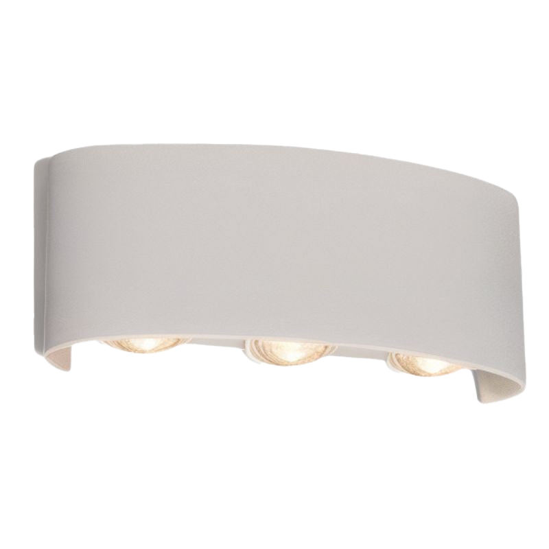 LED Wandleuchte außen IP65, Moderne Wandlampe schwarz