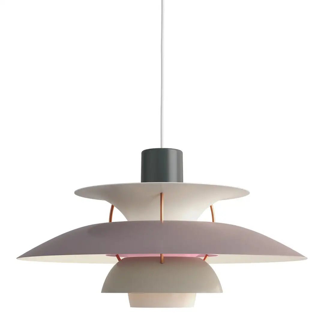 LED Pendelleuchte rund flach, Moderne Hängelampe Metall