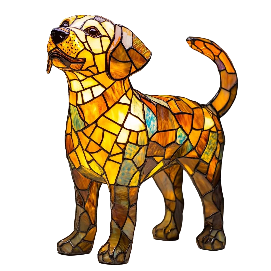 Hund Lampe LED, Deko Nachtlicht Hund