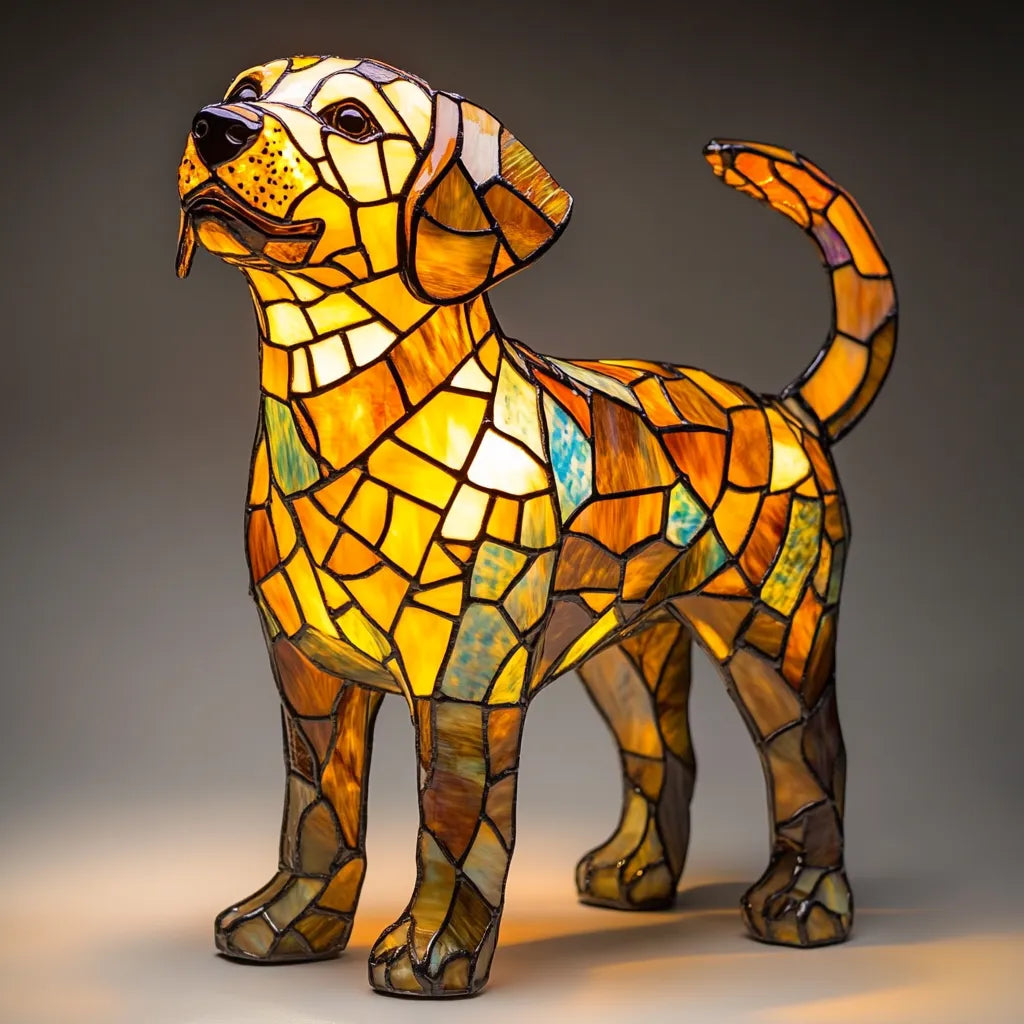 Hund Lampe LED, Deko Nachtlicht Hund