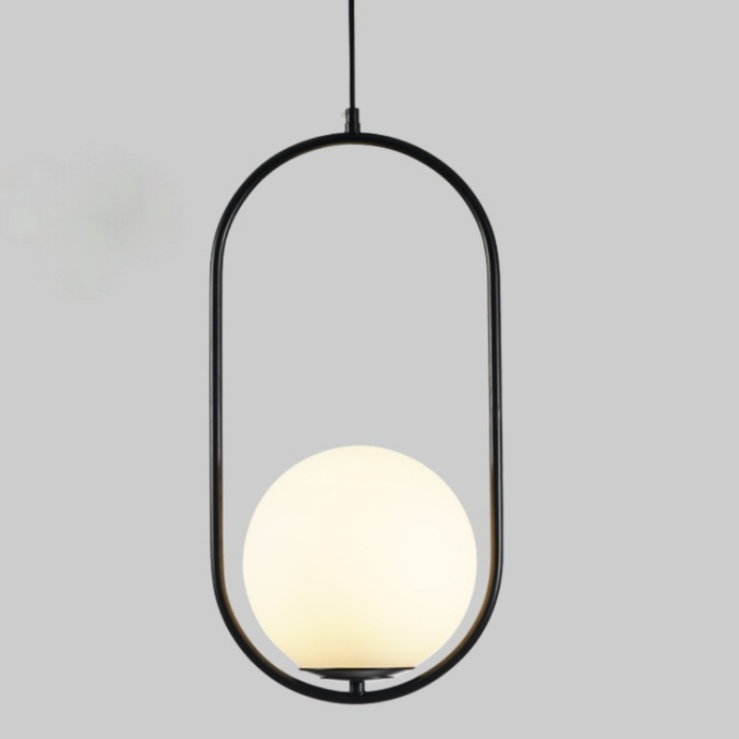 Pendelleuchte Glas Gold, Modernes skandinavisches Design, E14