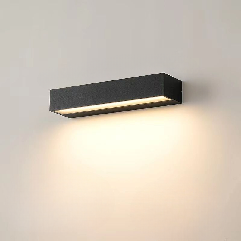 LED Wandleuchte schmal IP44, Moderne Wandlampe linear