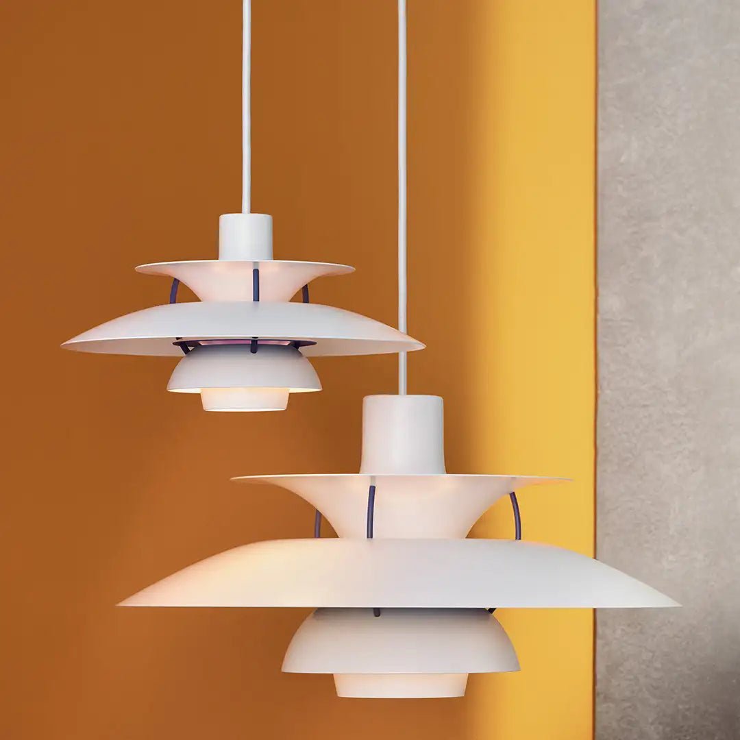 LED Pendelleuchte rund flach, Moderne Hängelampe Metall