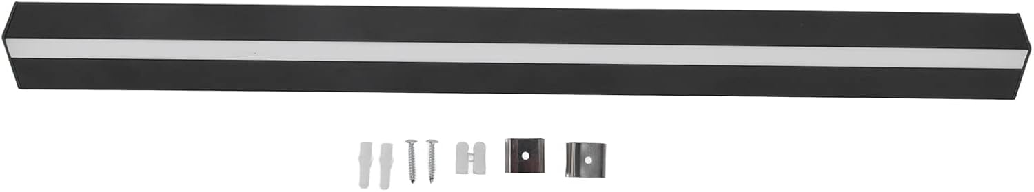 LED Außenwandleuchte Linear Schwarz IP65, Lange Wandlampe 120–200 cm Dimmbar
