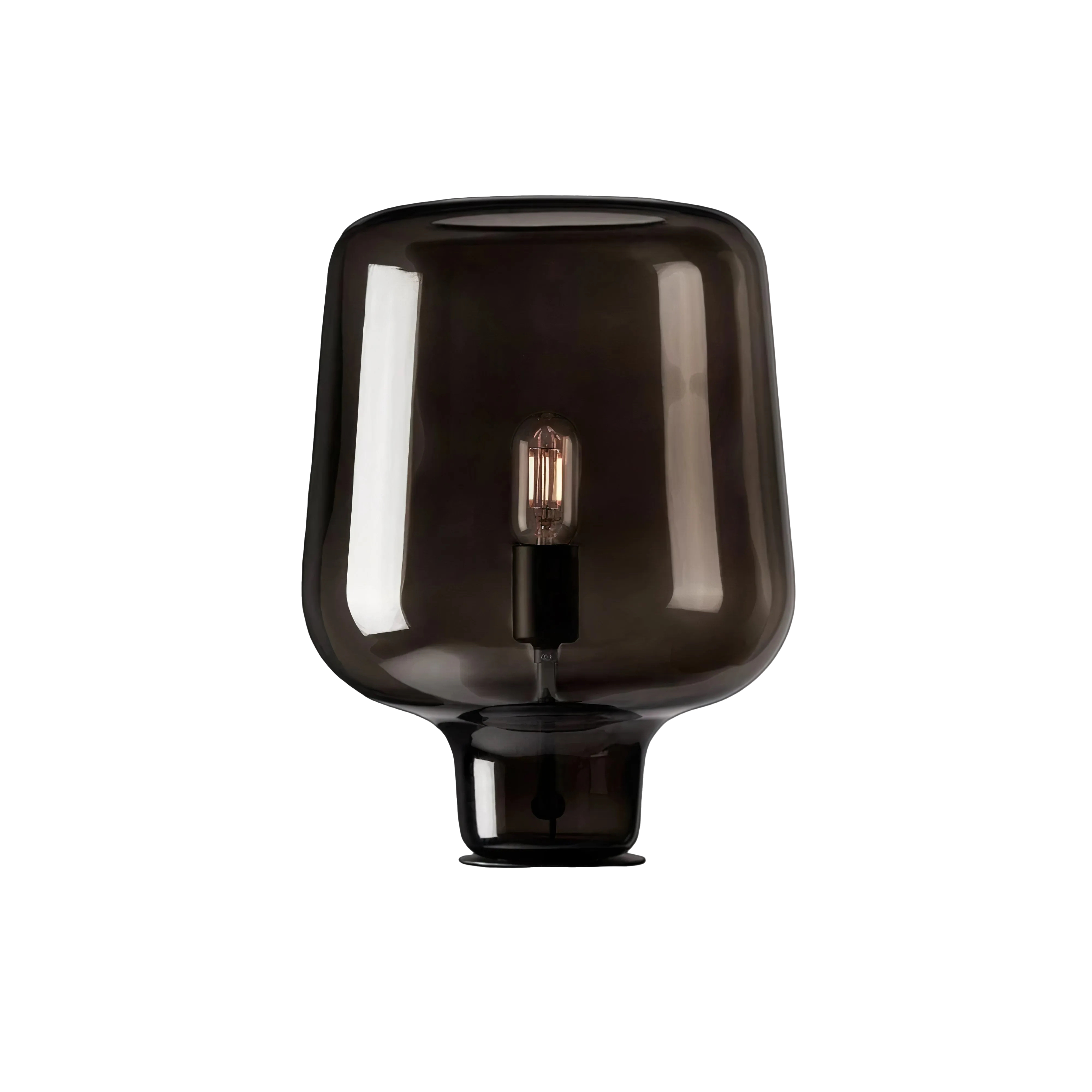 Glas Tischlampe höhenverstellbar, Moderne Tischleuchte