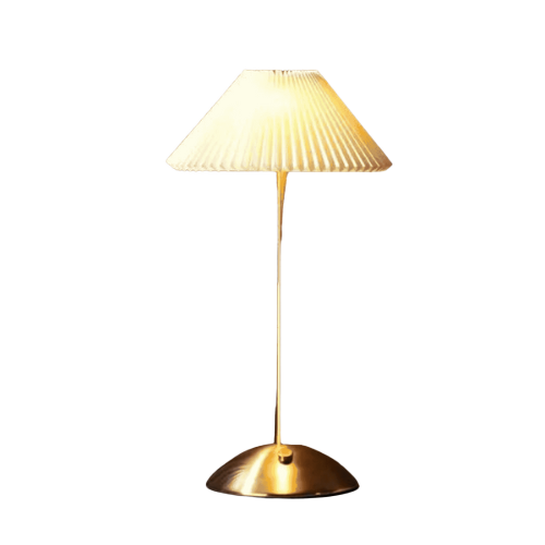 Kabellose LED Tischlampe dimmbar, Tischleuchte schwarz Touch