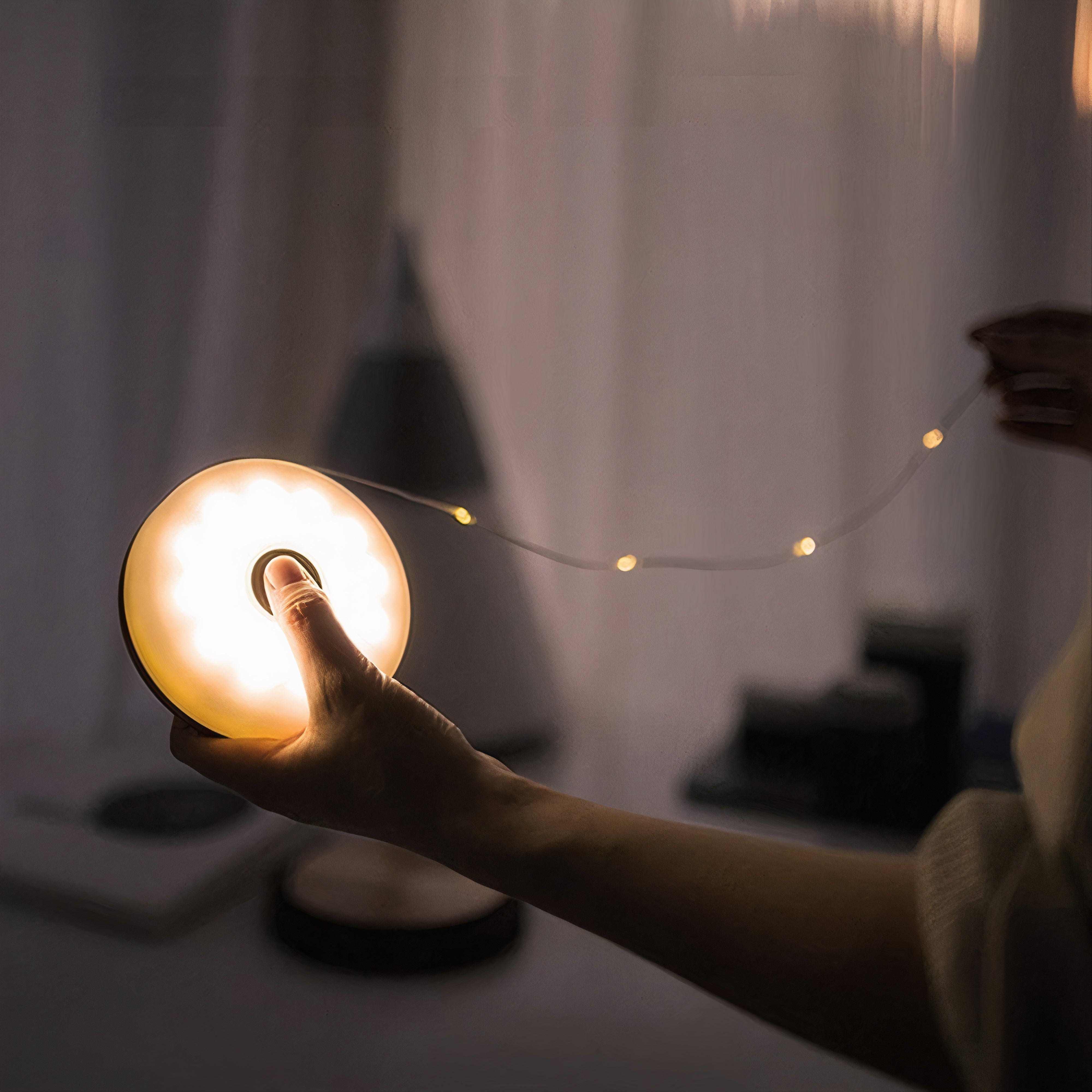 Aufrollbare Campinglampen