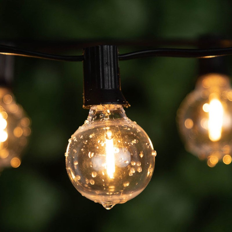 LED Lichterkette außen, Warmweiß erweiterbar