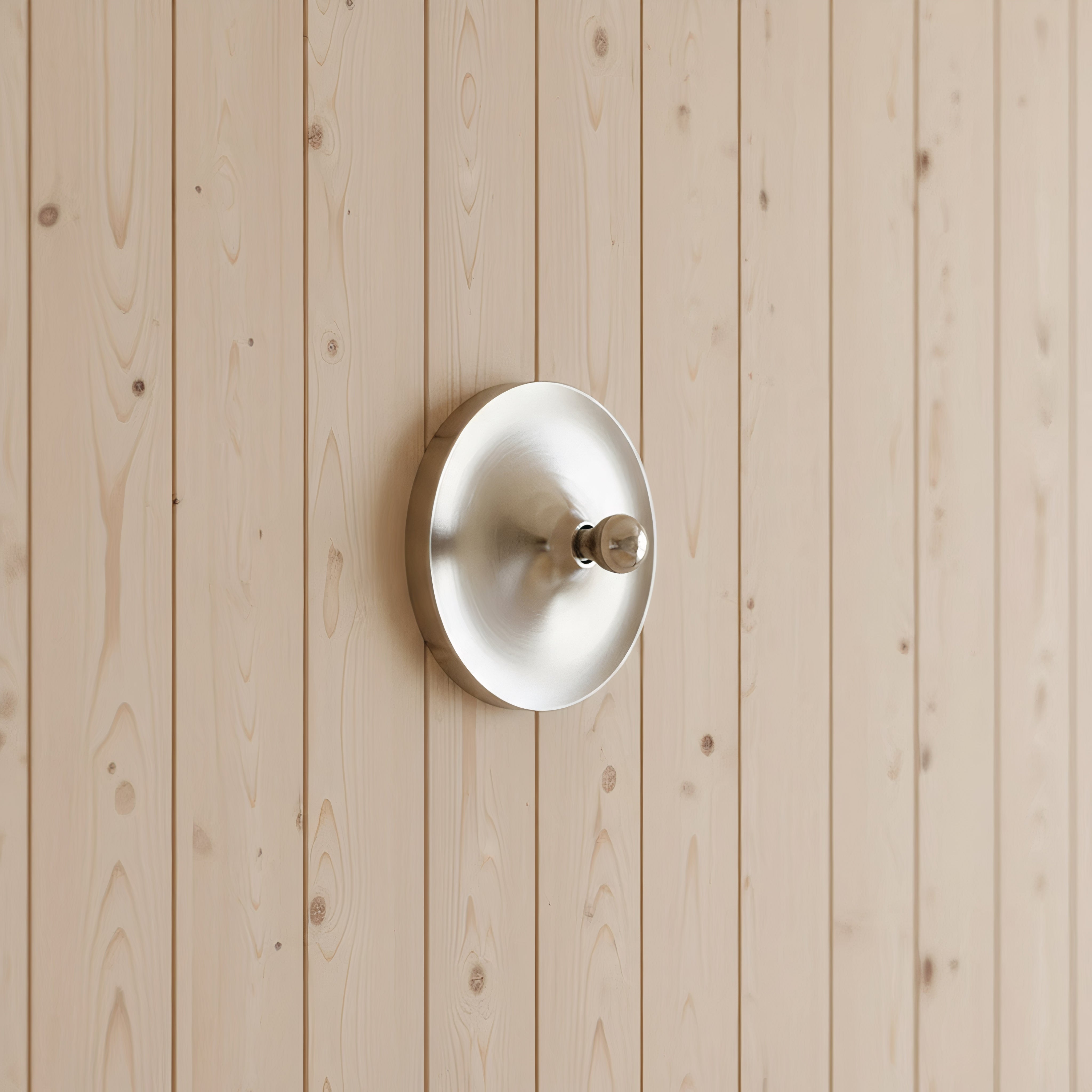 Nordische Retro, Wandlampe rund