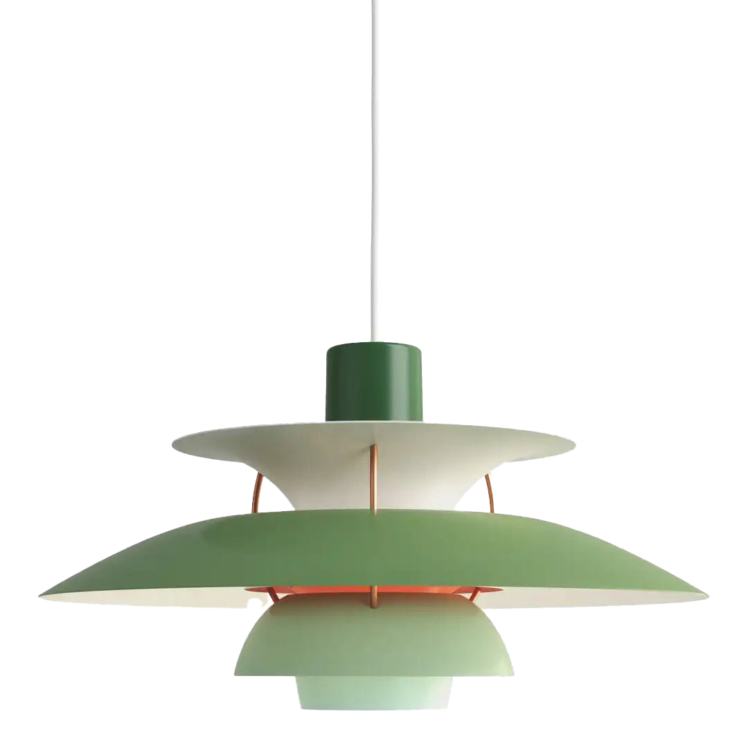 LED Pendelleuchte rund flach, Moderne Hängelampe Metall