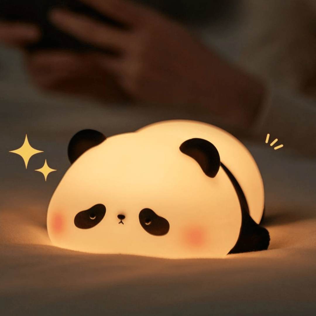 LED Kinder Nachtlampe Touch, Wiederaufladbar, 3 Helligkeitsstufen, Timer