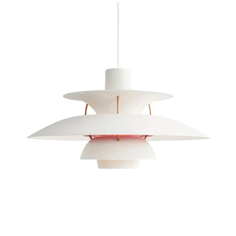 LED Pendelleuchte rund flach, Moderne Hängelampe Metall
