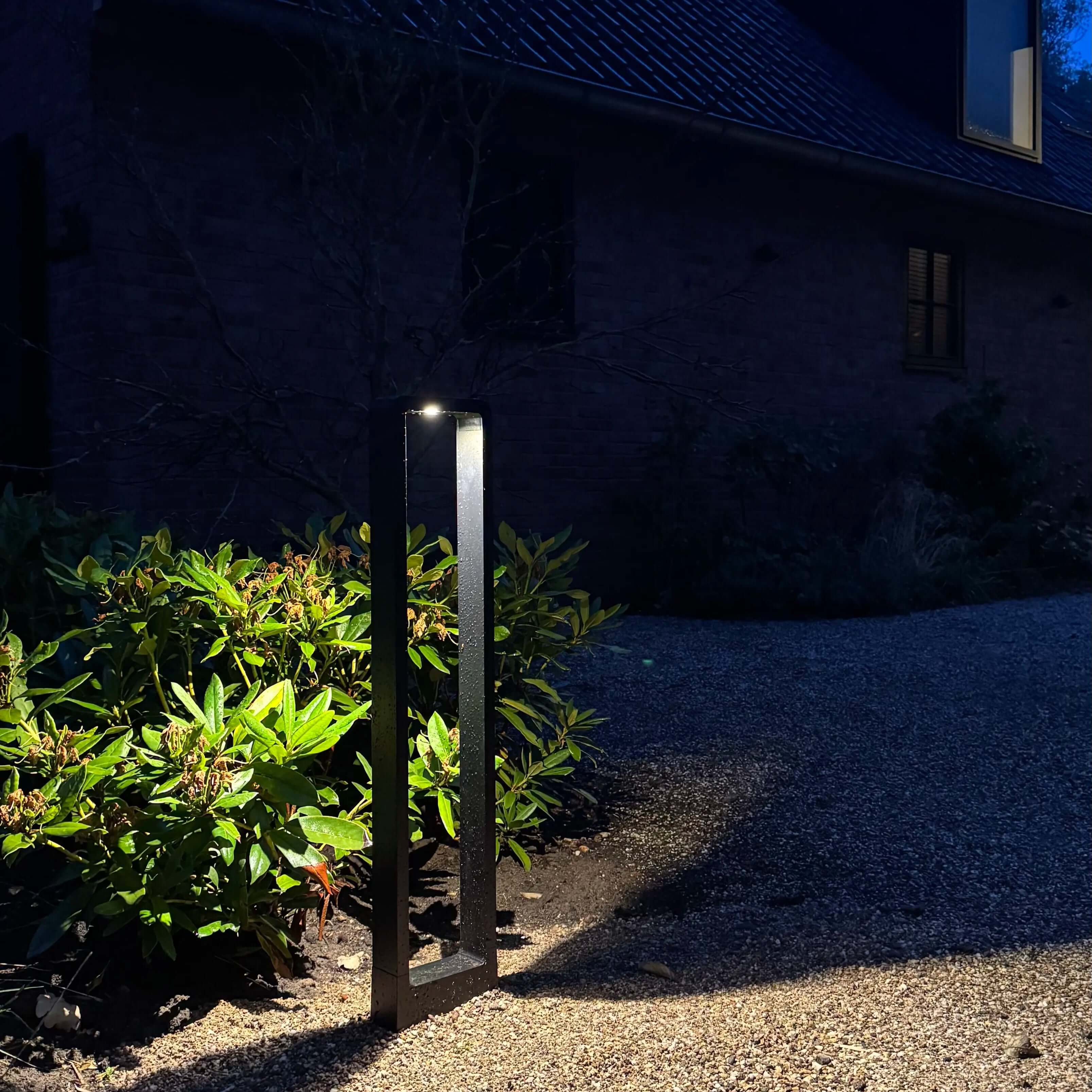 LED Wegeleuchte Garten Schwarz IP68, Außenleuchte Stehend 30/60/80 cm