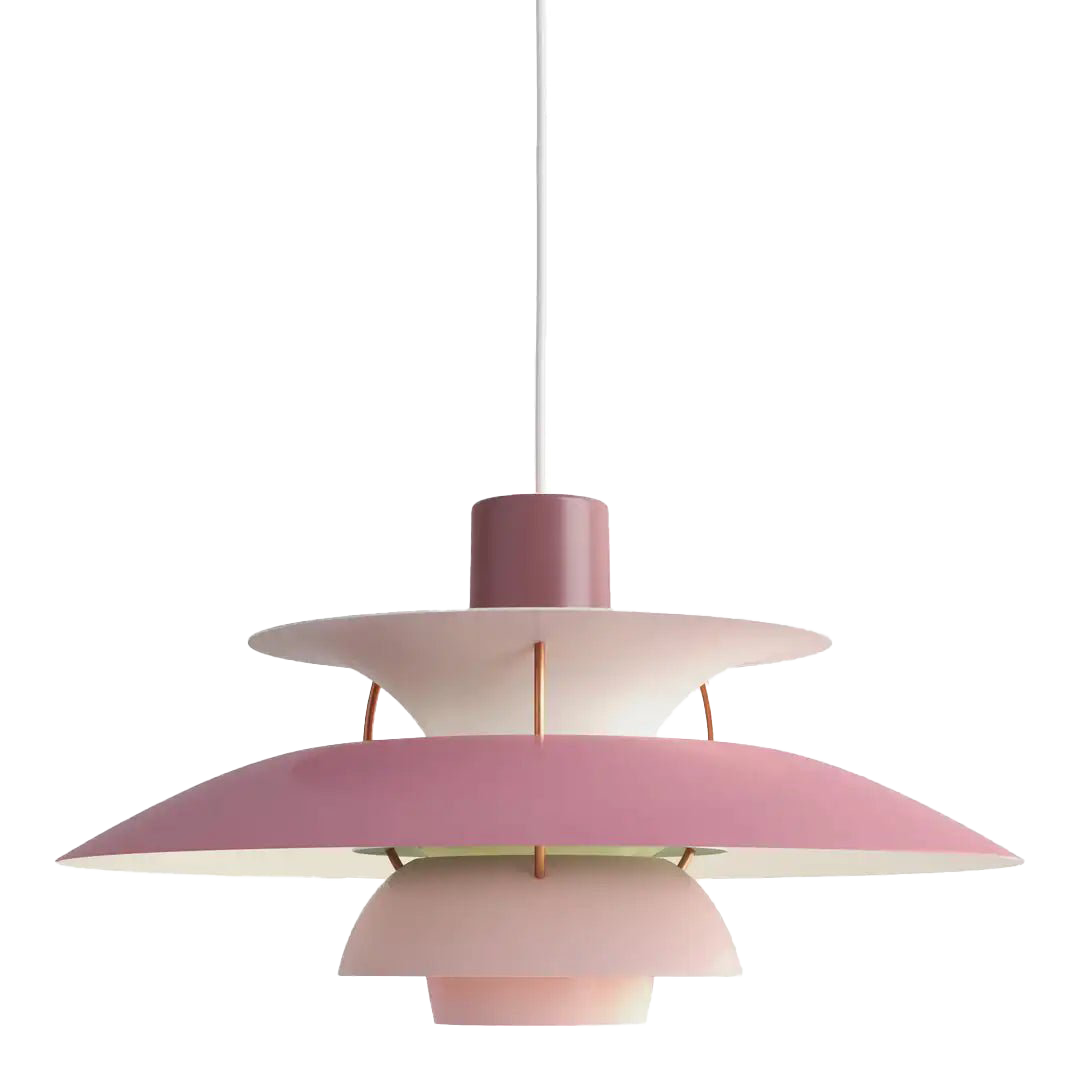 LED Pendelleuchte rund flach, Moderne Hängelampe Metall