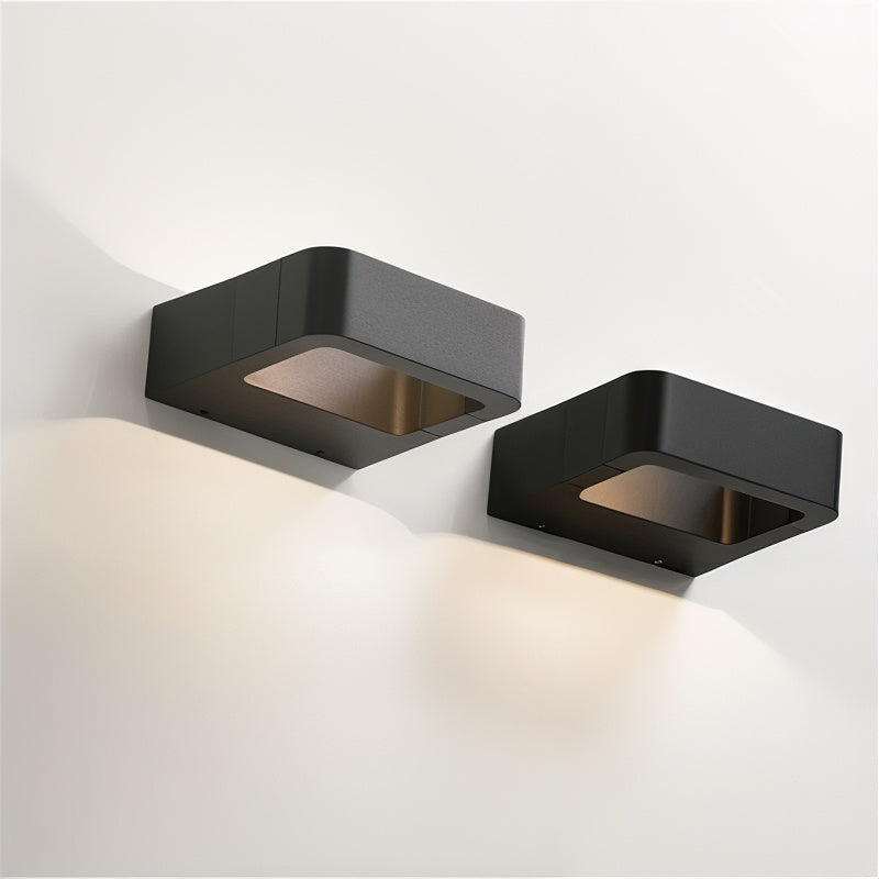 LED Wandleuchte außen wasserdicht, Außenlampe Aluminium