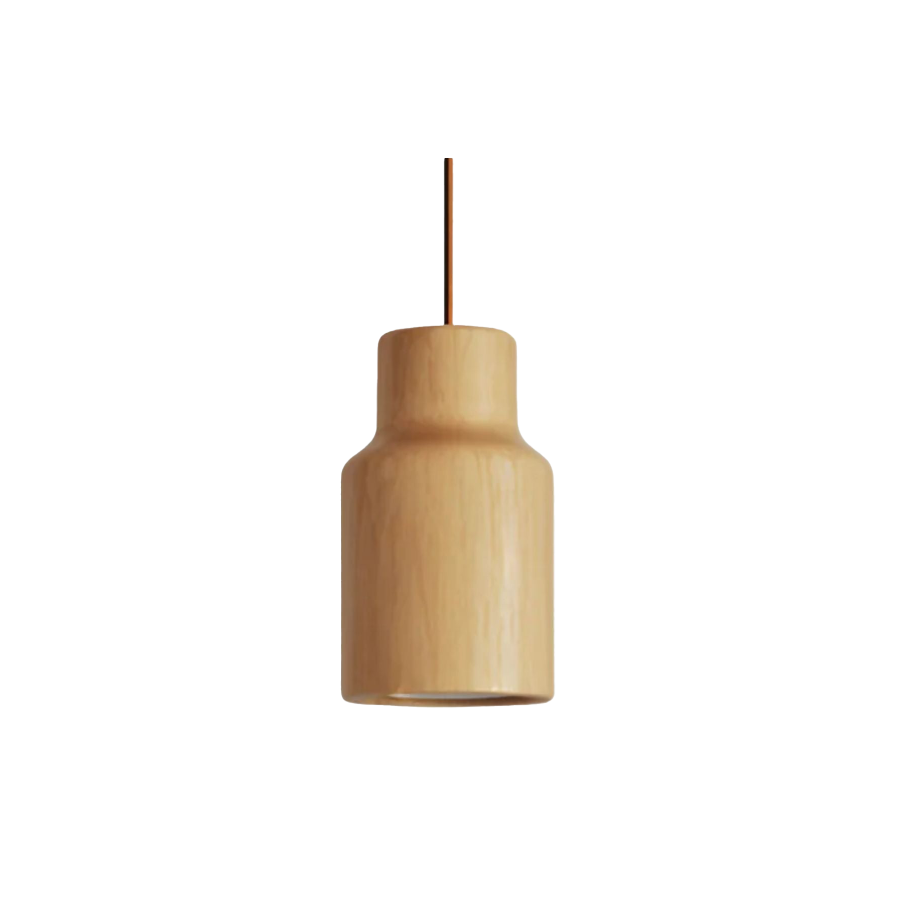 Kleine Holz Pendelleuchte, Moderne Hängelampe GU10