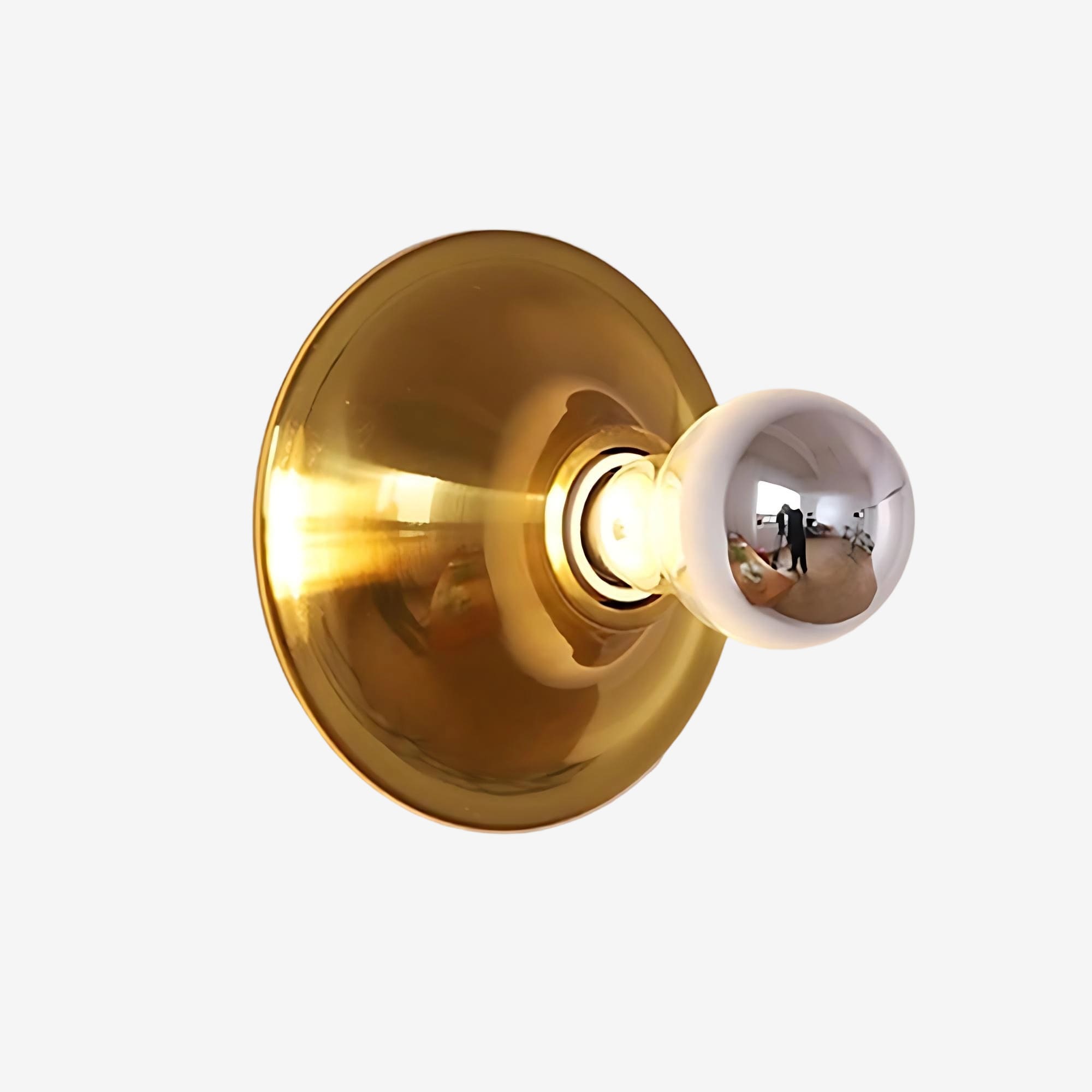Nordische Retro, Wandlampe rund